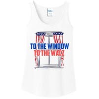 Window To The Walz Harris President Kamala Harris Waltz 2024 Ladies Essential Tank