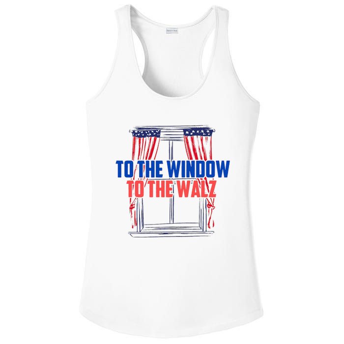 Window To The Walz Harris President Kamala Harris Waltz 2024 Ladies PosiCharge Competitor Racerback Tank