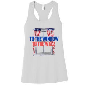 Window To The Walz Harris President Kamala Harris Waltz 2024 Women's Racerback Tank