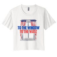 Window To The Walz Harris President Kamala Harris Waltz 2024 Women's Crop Top Tee