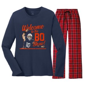 Welcome To The Bo Show Nix Women's Long Sleeve Flannel Pajama Set 