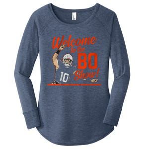 Welcome To The Bo Show Nix Women's Perfect Tri Tunic Long Sleeve Shirt