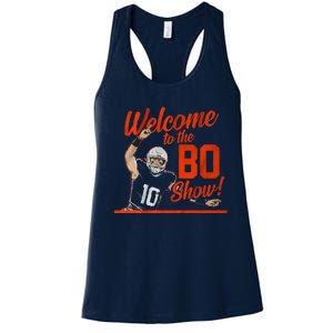 Welcome To The Bo Show Nix Women's Racerback Tank