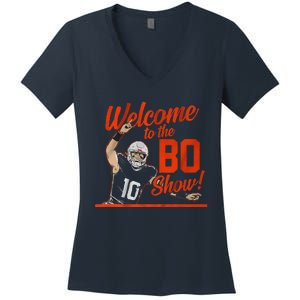 Welcome To The Bo Show Nix Women's V-Neck T-Shirt