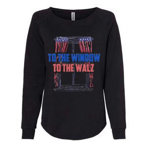 Window To The Walz Harris President Kamala Harris Waltz 2024 Womens California Wash Sweatshirt