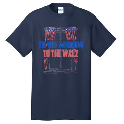 Window To The Walz Harris President Kamala Harris Waltz 2024 Tall T-Shirt