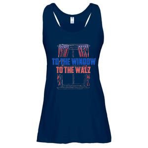 Window To The Walz Harris President Kamala Harris Waltz 2024 Ladies Essential Flowy Tank