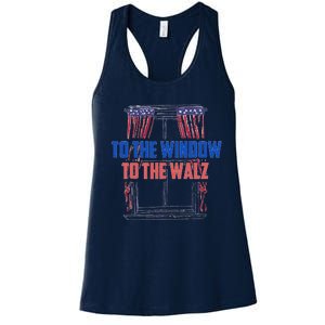 Window To The Walz Harris President Kamala Harris Waltz 2024 Women's Racerback Tank