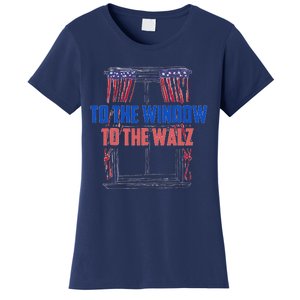 Window To The Walz Harris President Kamala Harris Waltz 2024 Women's T-Shirt