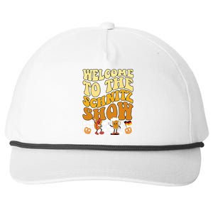 Welcome To The Schnitz Show Oktoberfest Retro Groovy Snapback Five-Panel Rope Hat