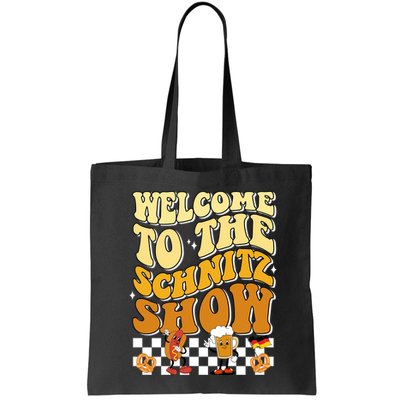 Welcome To The Schnitz Show Oktoberfest Retro Groovy Bag