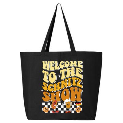 Welcome To The Schnitz Show Oktoberfest Retro Groovy 25L Jumbo Tote
