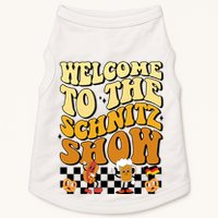 Welcome To The Schnitz Show Oktoberfest Retro Groovy Doggie Tank