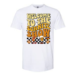 Welcome To The Schnitz Show Oktoberfest Retro Groovy Softstyle CVC T-Shirt