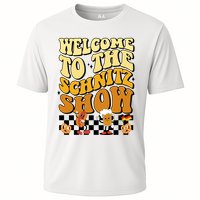 Welcome To The Schnitz Show Oktoberfest Retro Groovy Performance Shirt