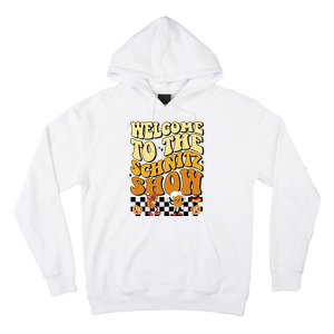 Welcome To The Schnitz Show Oktoberfest Retro Groovy Hoodie