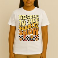 Welcome To The Schnitz Show Oktoberfest Retro Groovy T-Shirt