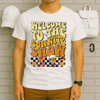 Welcome To The Schnitz Show Oktoberfest Retro Groovy T-Shirt