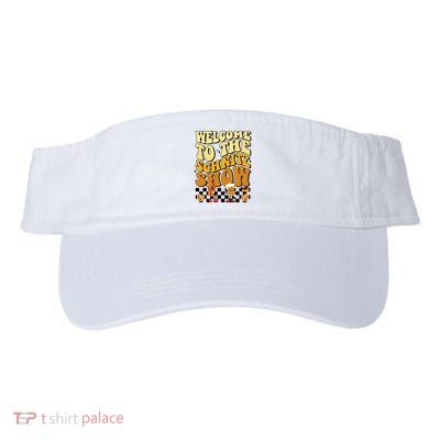 Welcome To The Schnitz Show Oktoberfest Retro Groovy Visor