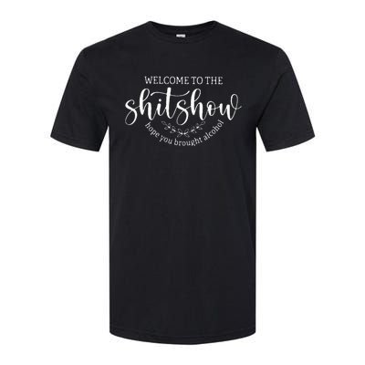 Welcome To The Shit Show Funny Mom Boss Manager Teacher Gift Softstyle® CVC T-Shirt