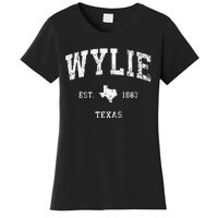 Wylie Texas Tx Vintage Athletic Sports Design Women's T-Shirt