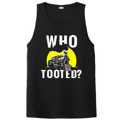 Who Tooted Train Lover Gift Model Railroad Conductor PosiCharge Competitor Tank