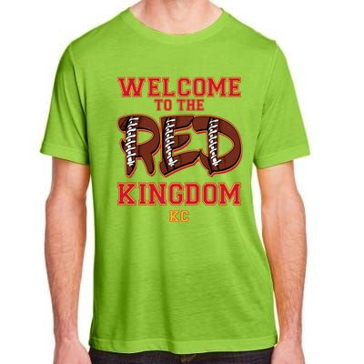 Welcome To The Red Kingdom Kansas City Football Sports Fan Adult ChromaSoft Performance T-Shirt