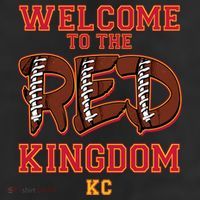 Welcome To The Red Kingdom Kansas City Football Sports Fan 7 Panel Mesh Trucker Snapback Hat
