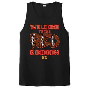 Welcome To The Red Kingdom Kansas City Football Sports Fan PosiCharge Competitor Tank