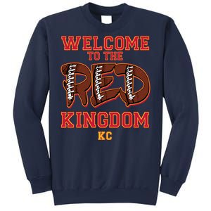 Welcome To The Red Kingdom Kansas City Football Sports Fan Sweatshirt