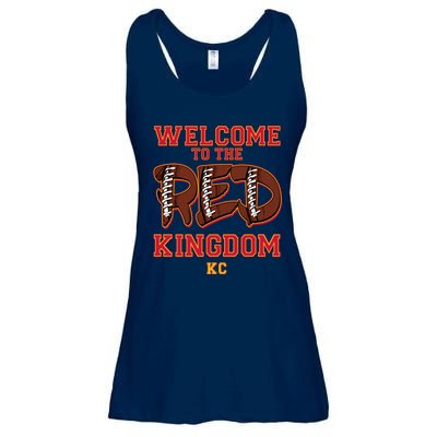 Welcome To The Red Kingdom Kansas City Football Sports Fan Ladies Essential Flowy Tank