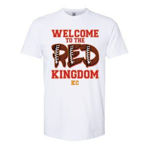 Welcome To The Red Kingdom Kansas City Football Sports Fan Softstyle CVC T-Shirt