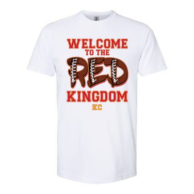 Welcome To The Red Kingdom Kansas City Football Sports Fan Softstyle® CVC T-Shirt