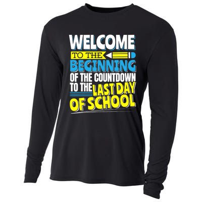 Welcome to the Beginning Of The Countdown, Back to School Cooling Performance Long Sleeve Crew