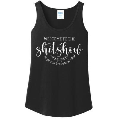 Welcome To The Shit Show Funny Mom Boss Manager Teacher Gift Ladies Essential Tank