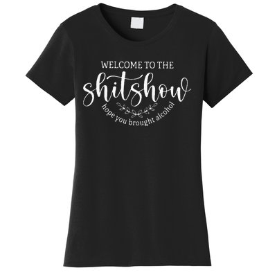 Welcome To The Shit Show Funny Mom Boss Manager Teacher Gift Women's T-Shirt