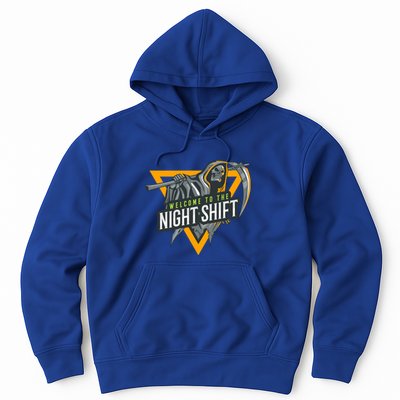 Welcome To The Night Shift Swagazon Associate Night Shifter Gift Hoodie