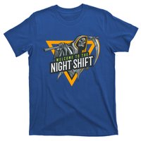 Welcome To The Night Shift Swagazon Associate Night Shifter Gift T-Shirt