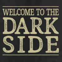 Welcome To The Dark Side Vintage Style Golf Towel