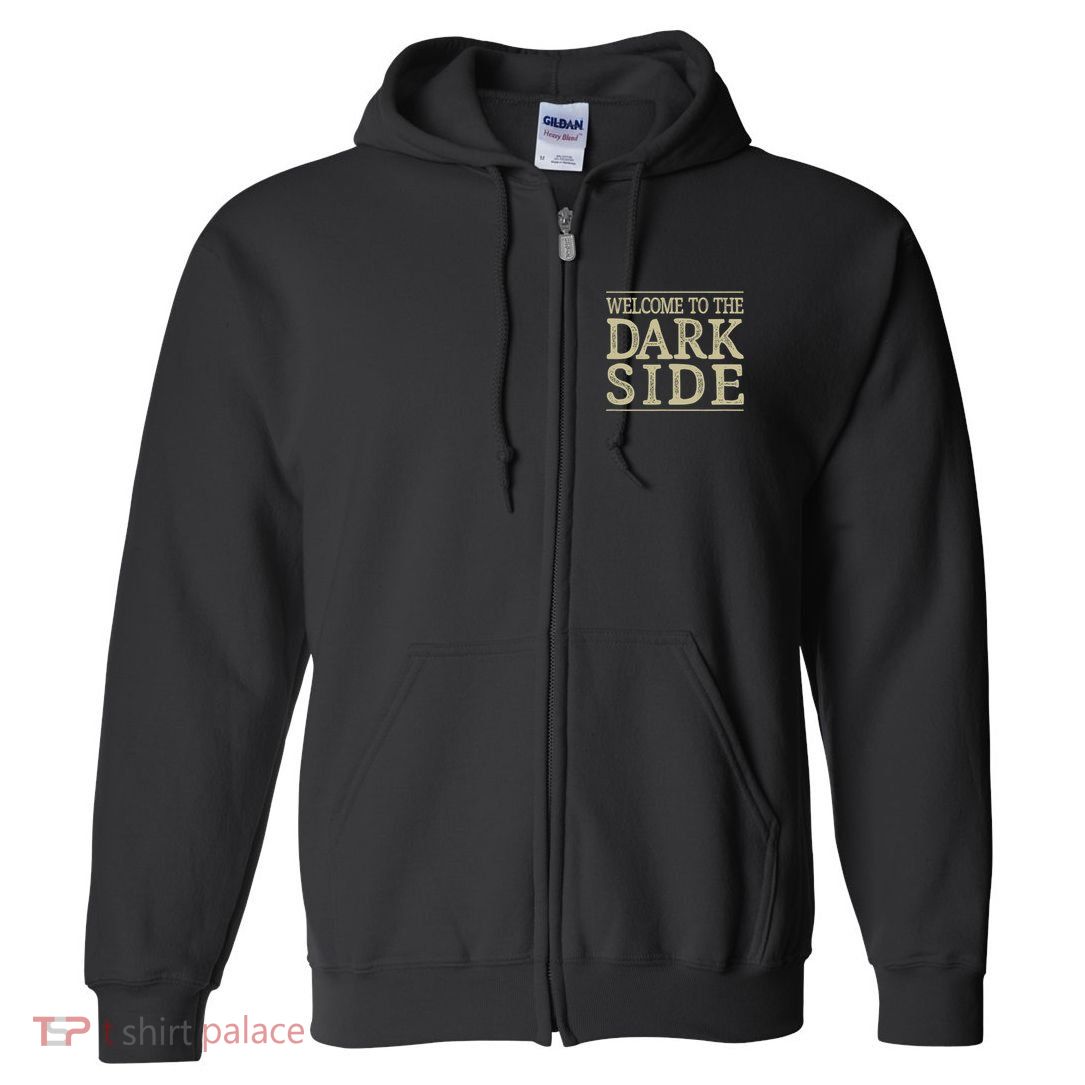Welcome To The Dark Side Vintage Style Full Zip Hoodie