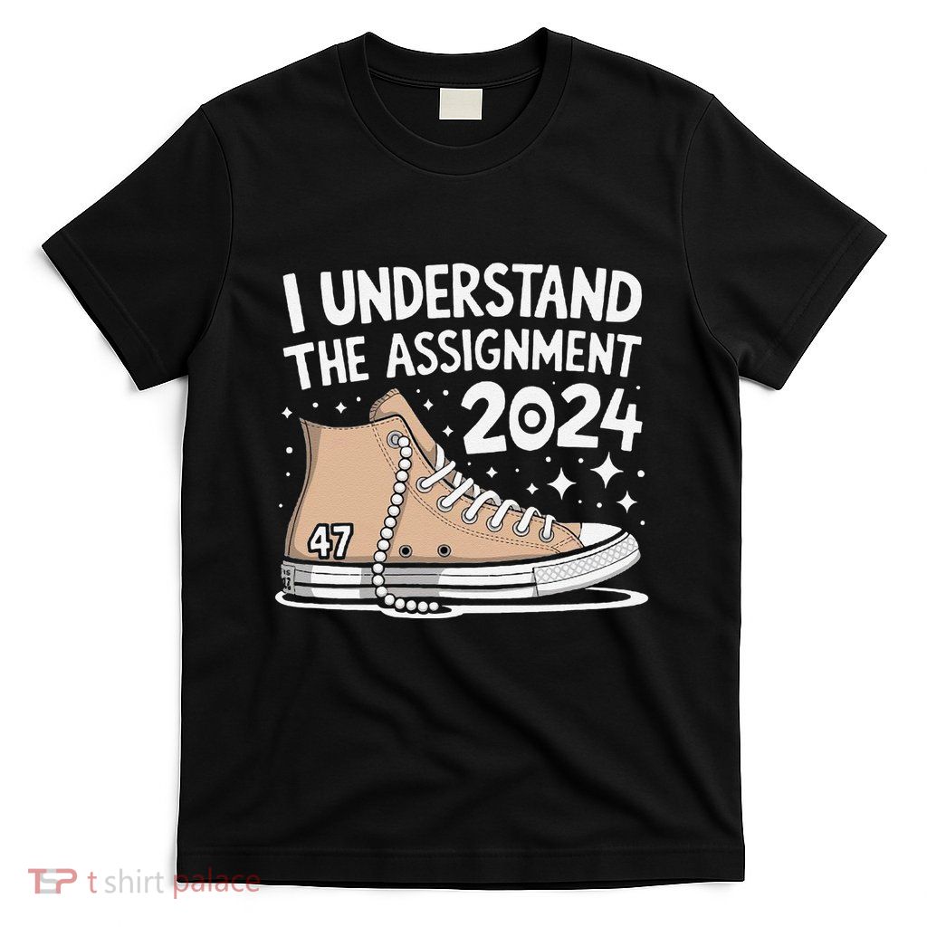 Walking The Talk Harris With Chucks And Pearls T-Shirt