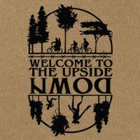 Welcome To The Upside Down Cotton Canvas Backpack