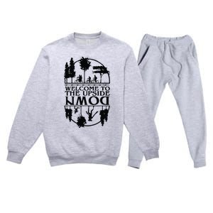 Welcome To The Upside Down Premium Crewneck Sweatsuit Set