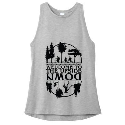 Welcome To The Upside Down Ladies PosiCharge Tri-Blend Wicking Tank