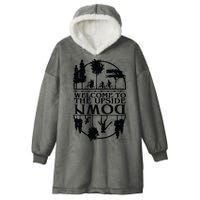 Welcome To The Upside Down Hooded Wearable Blanket