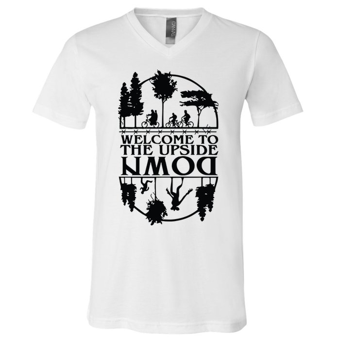 Welcome To The Upside Down V-Neck T-Shirt