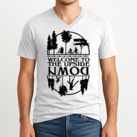 Welcome To The Upside Down V-Neck T-Shirt