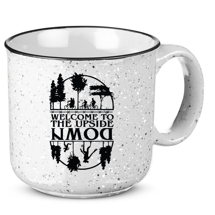 Welcome To The Upside Down 15oz Campfire Ceramic Mug
