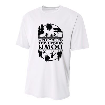 Welcome To The Upside Down Youth Performance Sprint T-Shirt