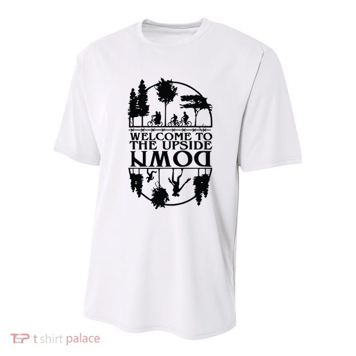 Welcome To The Upside Down Youth Performance Sprint T-Shirt